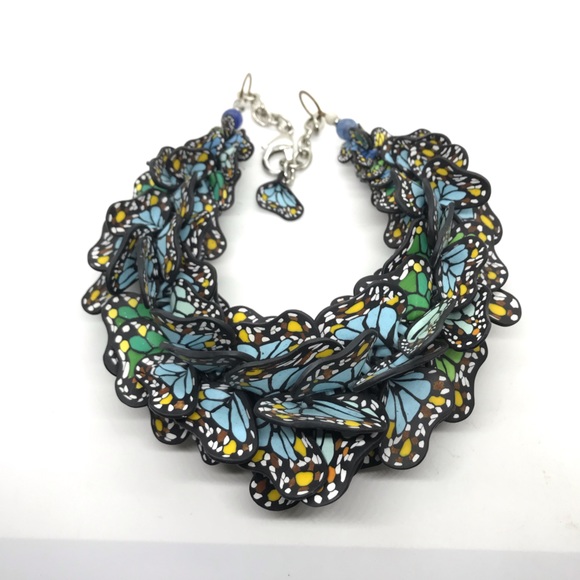 Gloria Danvers Art to Wear signature piece, a “Flutter of Butterflies” - Picture 2 of 2